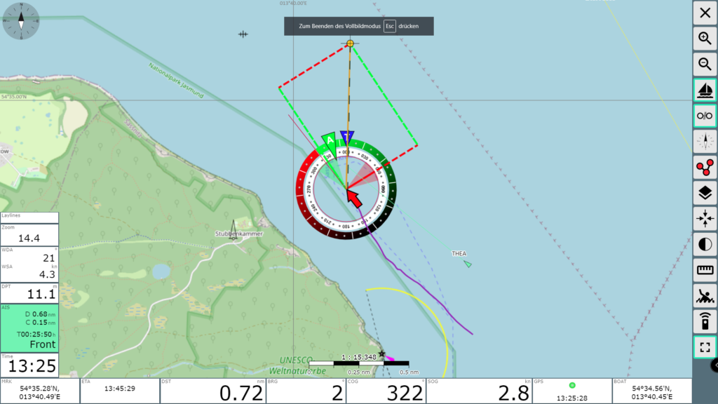 Sail Instrument Plugin für AVnav – open-boat-projects.org